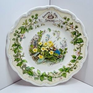 Royal Doulton BRAMBLY HEDGE Spring Salad Plate Jill Barklem Vintage 1982